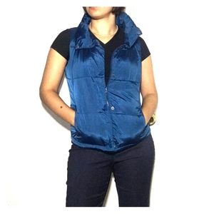 Blue Puffy Vest